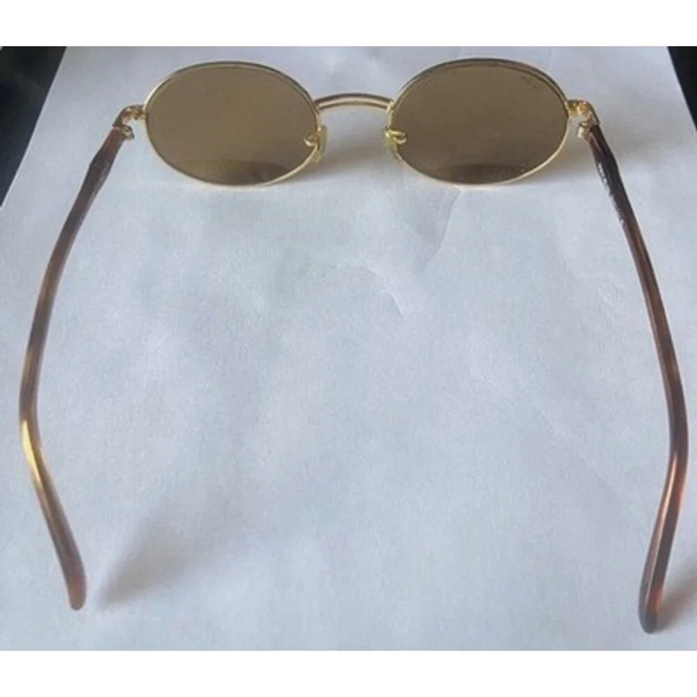 Ray-Ban (B&L) Vintage Sunglasses W2543 NYAS Gold/Tortoise Oval Metal USA 51mm